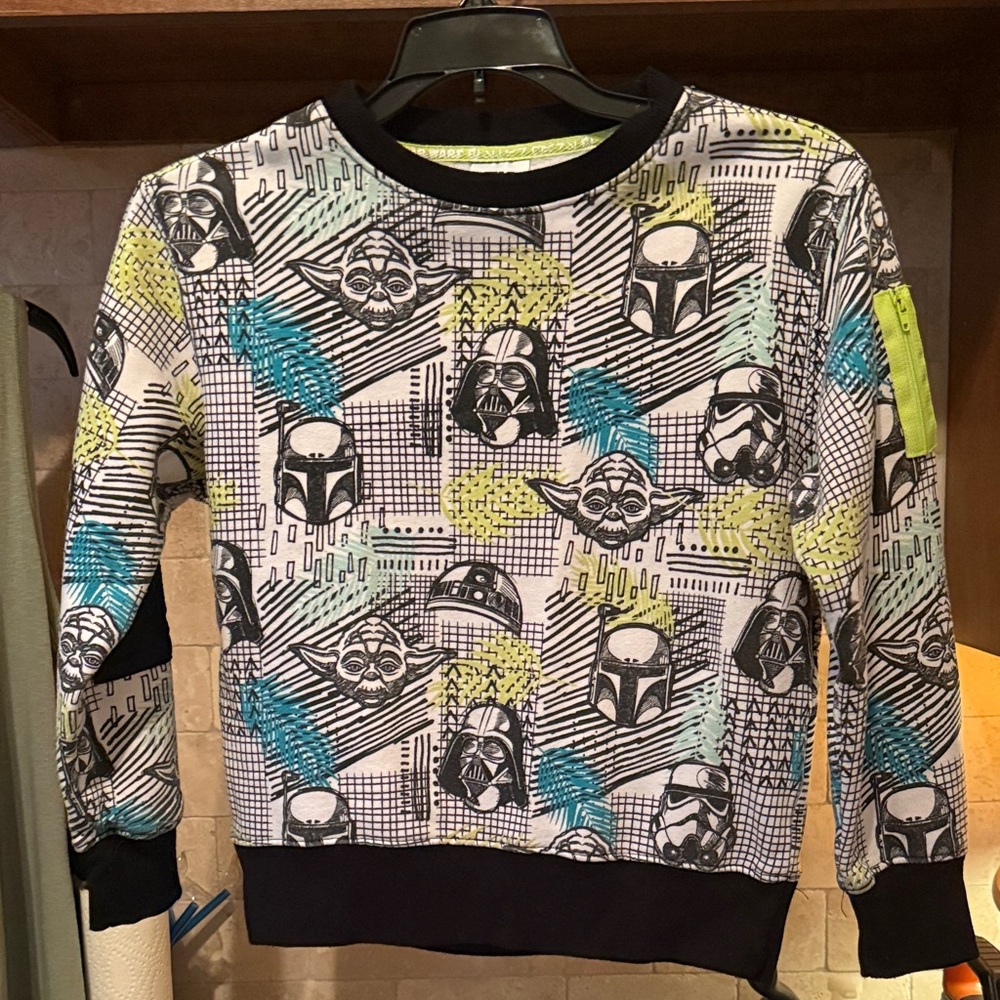 Star Wars Kids Sweatshirt - Black, Blue, Green, White